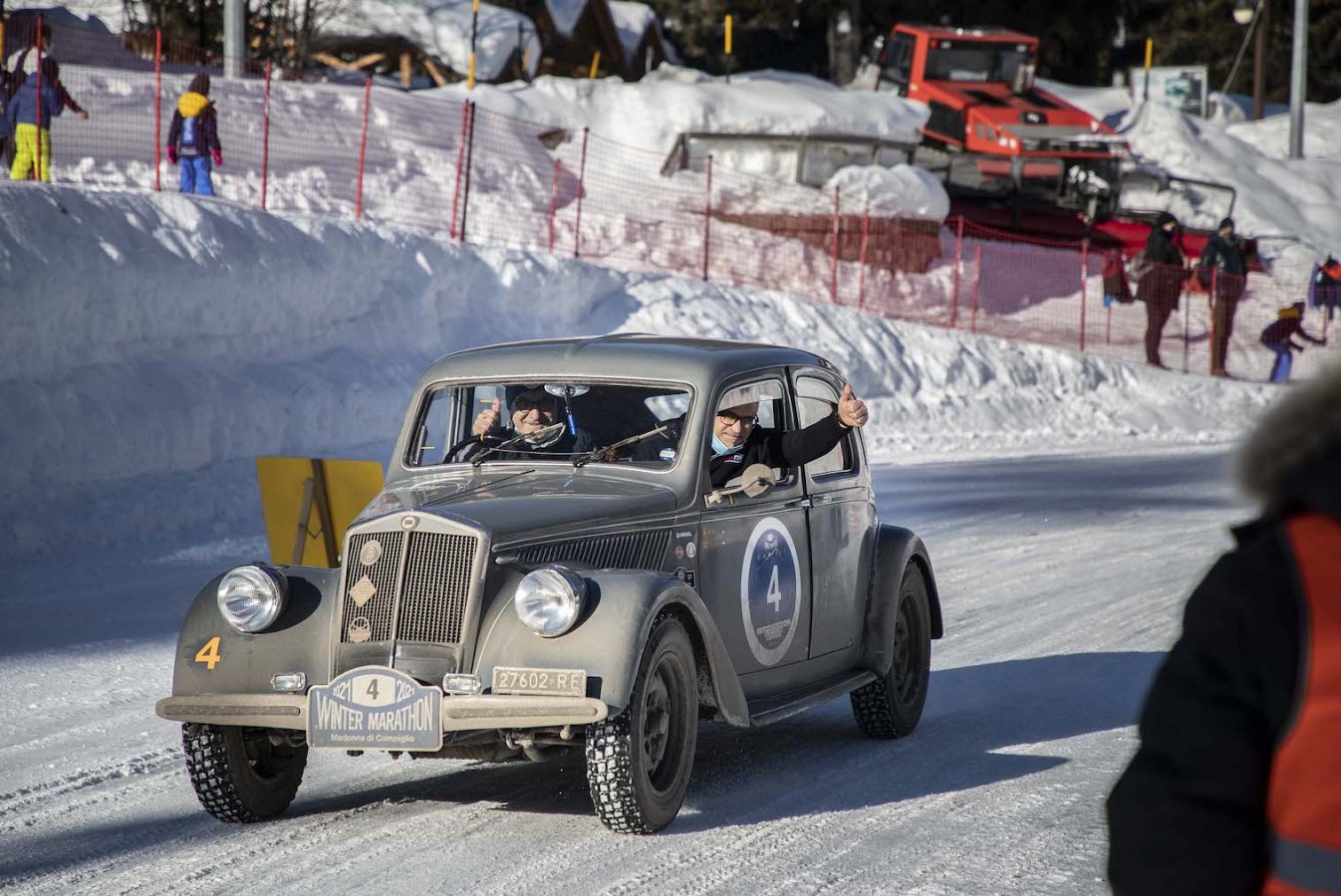 Il Trofeo Eberhard sul lago ghiacciato a Bisi-Cantarini
